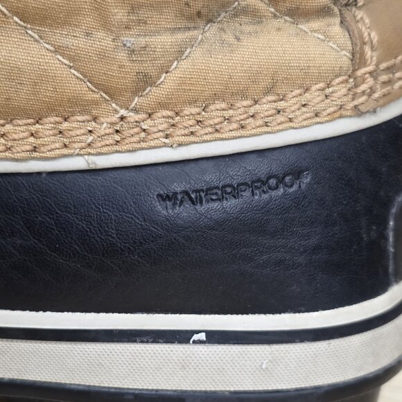 Sorel Tofino Winter Faux Fur Tall Tan Black Snow Boots NL1937-374 Wmn Size 9.5 - Picture 3 of 11